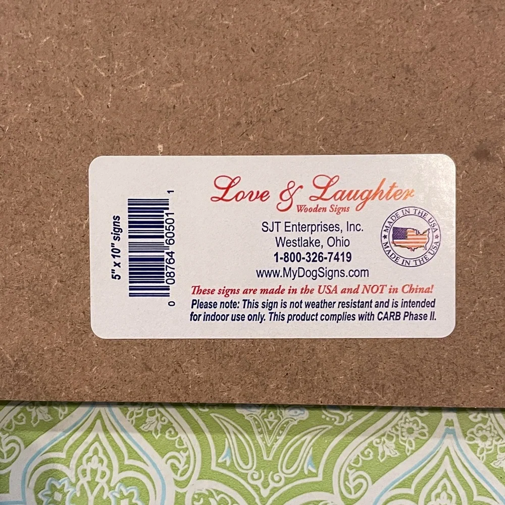 Charming Black and White Pitbull Wall Decor - Picture 2 of 2